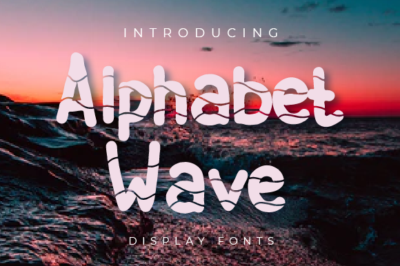 Alphabet Wave: A Display Font for Bold Digital Branding