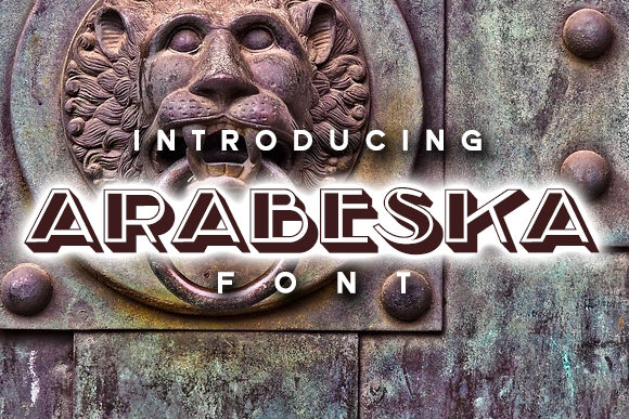 Arabeska: A Bold Retro Font for Modern Branding