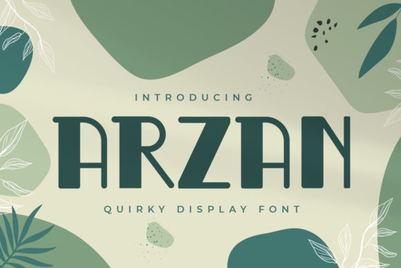 Arzan: A Chunky Display Font for Distinctive Digital Design
