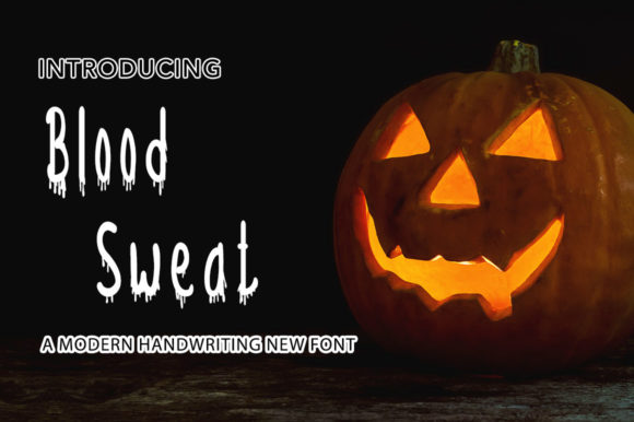 Blood Sweat: A Display Font with Raw, Confident Energy