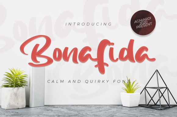 Bonafida: A Delightful Display Font for Crafters & Creators