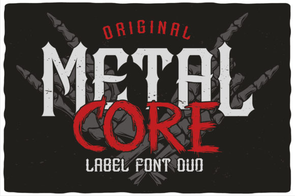 Bring Bold Brand Impact with the Metal Core Font