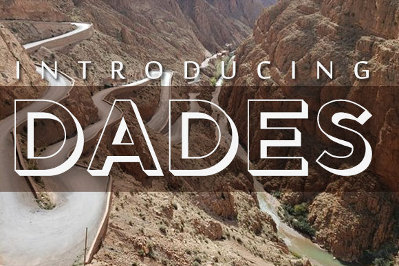 Dades: The Display Font for Commanding Digital Marketing