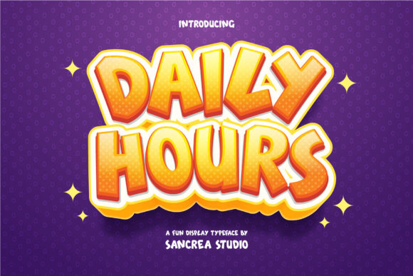 Daily Hours: A Bold Font for a Trustworthy Brand