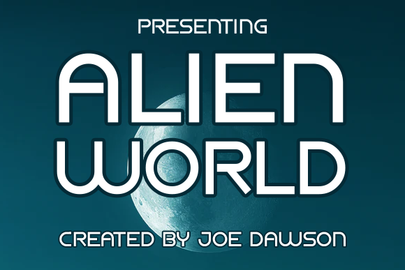 Designing with Alien World: A Dynamic Display Typeface