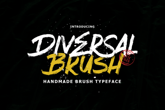 Diversal Brush: A Bold Display Font for Dynamic Web Design