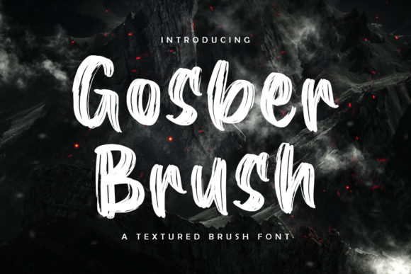 Gosber Brush: A Casual Handwritten Font for Digital Design