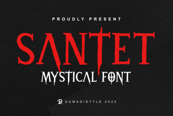 Santet: A Display Font for Editorial Drama