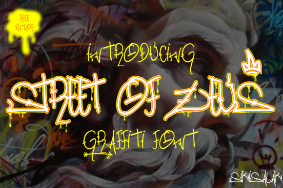 The Street of Zeus Font: A Craft's Bold Urban Voice