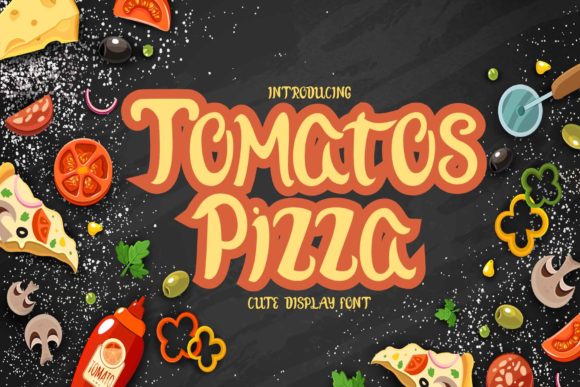 Tomatos Pizza: A Display Font for Editorial Atmosphere